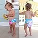 ALVABABY 6 Pack Cloth Diaper with 12 Inserts One Size Adjustable Washable Reusable Diaper Cover for Baby Girls and Boys