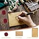 40 Stück Vintage-papier Umschläge Briefpapier Set, Vintage Briefpapier mit Umschlag Set mit 12 Kraftpapier Umschläge, 16 Briefpapier und 12 Wachssiegel-aufkleber, für Hochzeit, Geburtstag