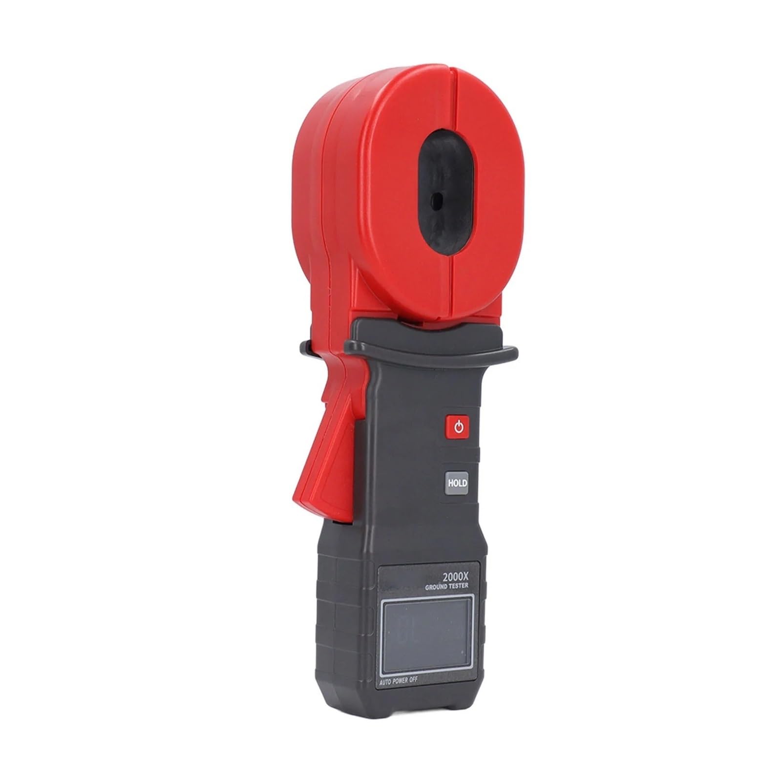 Multimetro digitale, Misuratore di resistenza terra a pinza digitale, tester con range automatico 0,01-500Ω, NCV