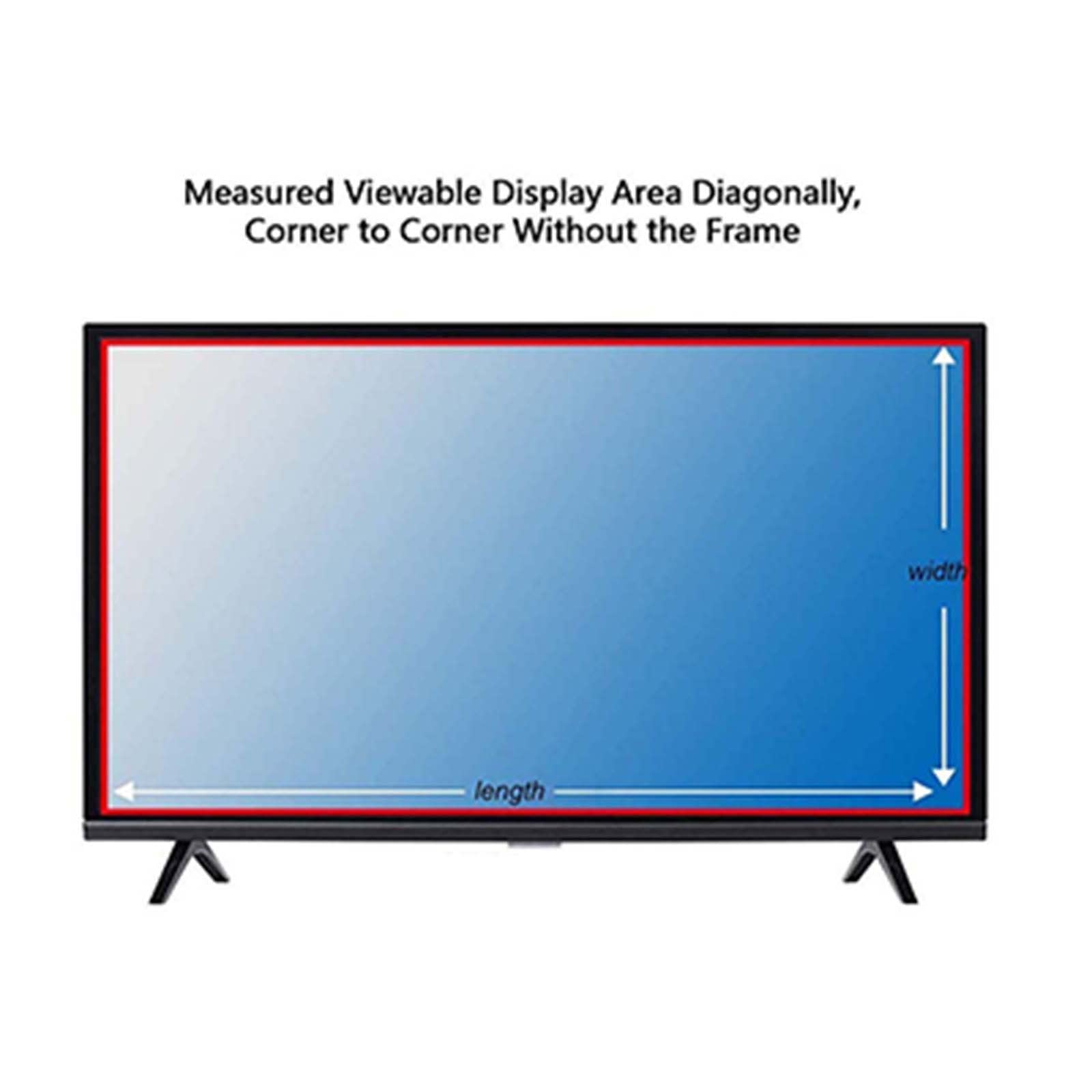 Protecteur D'écran D'ordinateur 25 Pouces, HD/Mat, Film Antireflet Mat, Anti-lumière Bleue, Compatible avec LCD, LED, 4k OLED, QLED,HD-25inch(554x312mm)