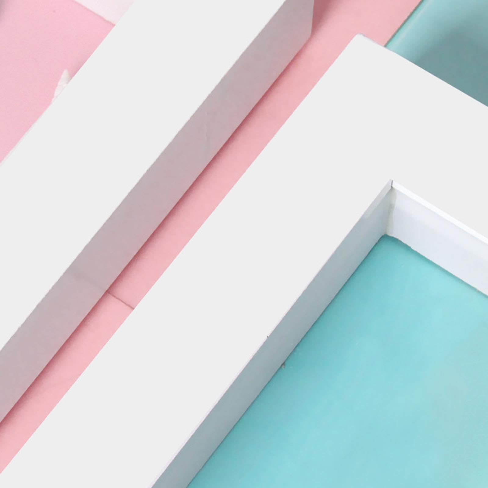 Cornice portafoto per bambini, kit fai da te per impronte di mani e impronte di mani per neonati, regalo con confezione regalo, rosa
