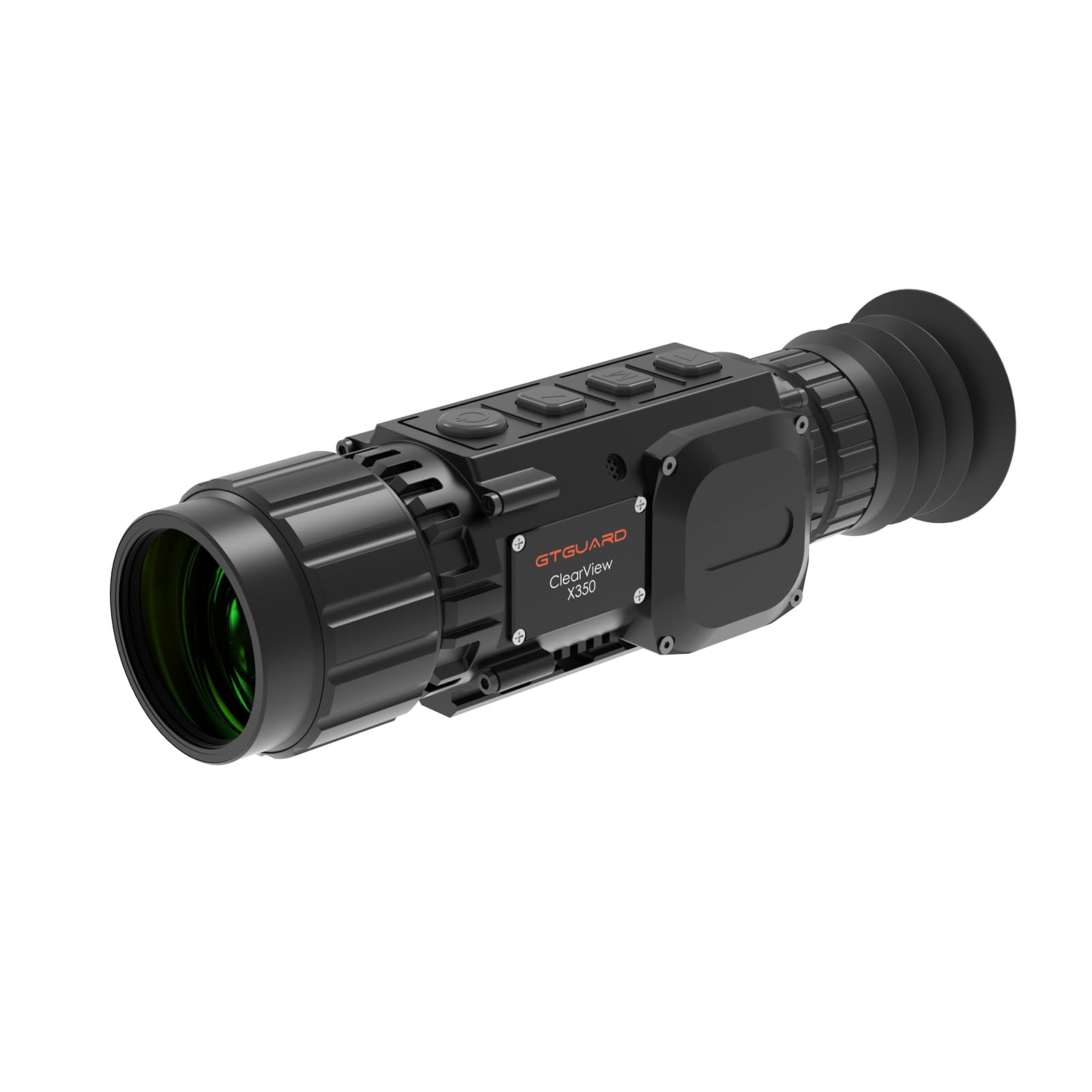 Visores térmicos Clearview X350 Sensor IR 384×288, frecuencia de actualización de 50Hz, Zoom Digital 4×, retículas múltiples, transmisión Wi-Fi, clasificación IP66 para la Caza de jabalíes y depredad