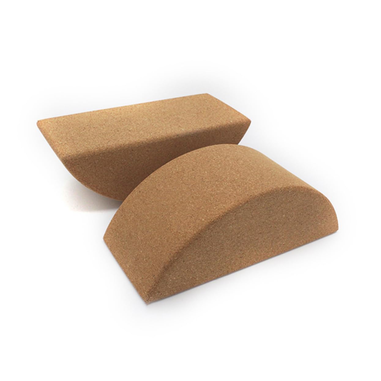 TOYANDONA Brique de Yoga en Liège, Yoga Block Haute Densité, pour L’équilibre Exercices Abdominaux, Surface Plate, Stretching