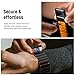 KADES Grade 2 Titanium Silicone Link Bands for Apple Watch Ultra 3/2/1 49mm 46mm 45mm 44mm, Magnetic Clasp Sport Metal Bracelet for iWatch Series 11 10 9 8 7 6 5 4 SE for Men Women, Black-Ultra Orange