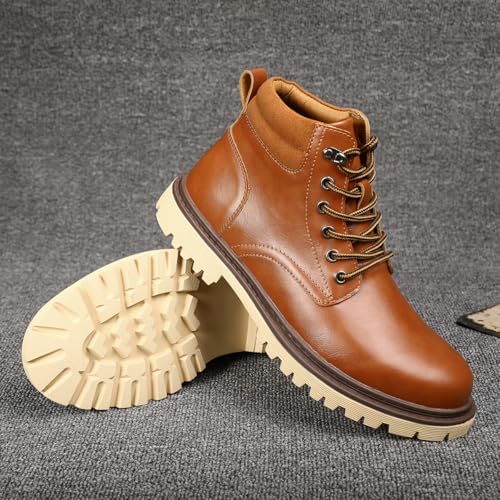 Image of Shaire Men's Leather Chukka Boots | Lace-Up Ankle Boots for Men | Casual Comfort Boots