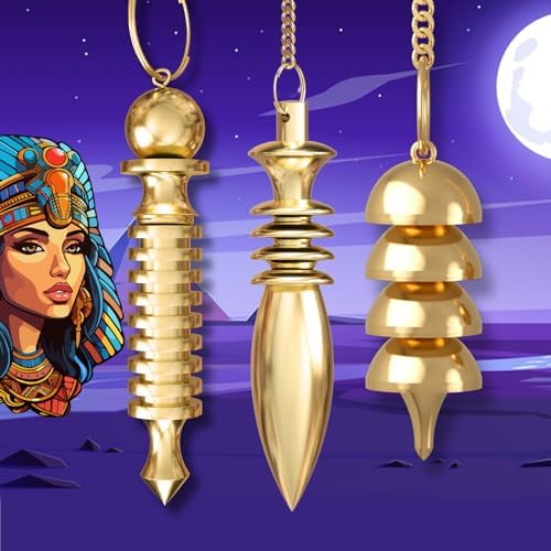 Pendule Divinatoire Egyptien THOT & Pendule de Radiesthésie ISIS ...