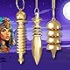 Ägyptische Wahrsagependel KARNAK/THOT & Radiästhesie-Pendel ISIS & OSIRIS-Pendel – Exklusives Set mit 3 ägyptischen Pendeln