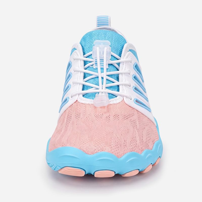 Image of Hike Barefoot Water Shoes for Women Men Footwear, Quick Dry Wide Toe Box Pro Beach Swim Athletic Sports Shoes, Non-Slip Lightweight Aqua Shoe for Pool Hiking Walking Kayaking Diving Surfing