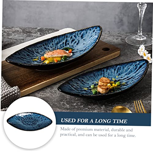 Plato cerámico japonés para sushi multiuso miniatura 4