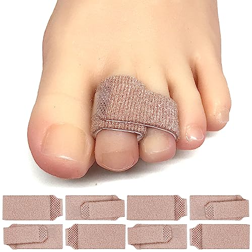 Image of ZenToes Hammer Toe Straightener, Broken Toe Splint & Buddy Wraps, 8 Ct