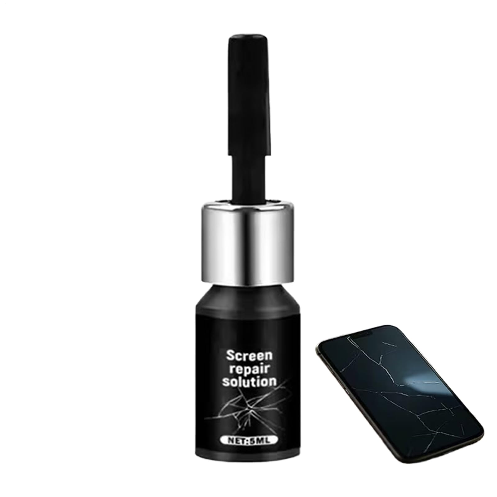 Générique Liquido Riparazione Vetri Telefono,5ml Soluzione Rapida e Universale - Soluzione di Riparazione per Vetri Domestici - per Riparare Veicoli Casa Veicolo SUV Telefono