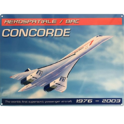 Concorde Metal placa 40 x 30 cm