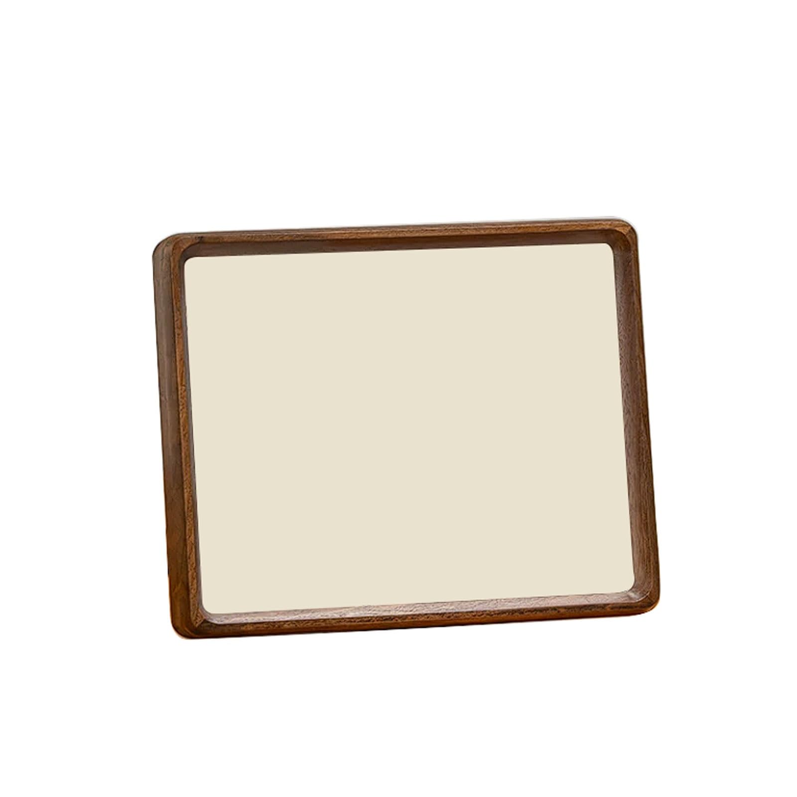 Photo Frame Tabletop Album, Tenon and Mortise Joint Craftsmanship, Hidden Push-Button Switch High-Transparency(Walnut,25x20cm)