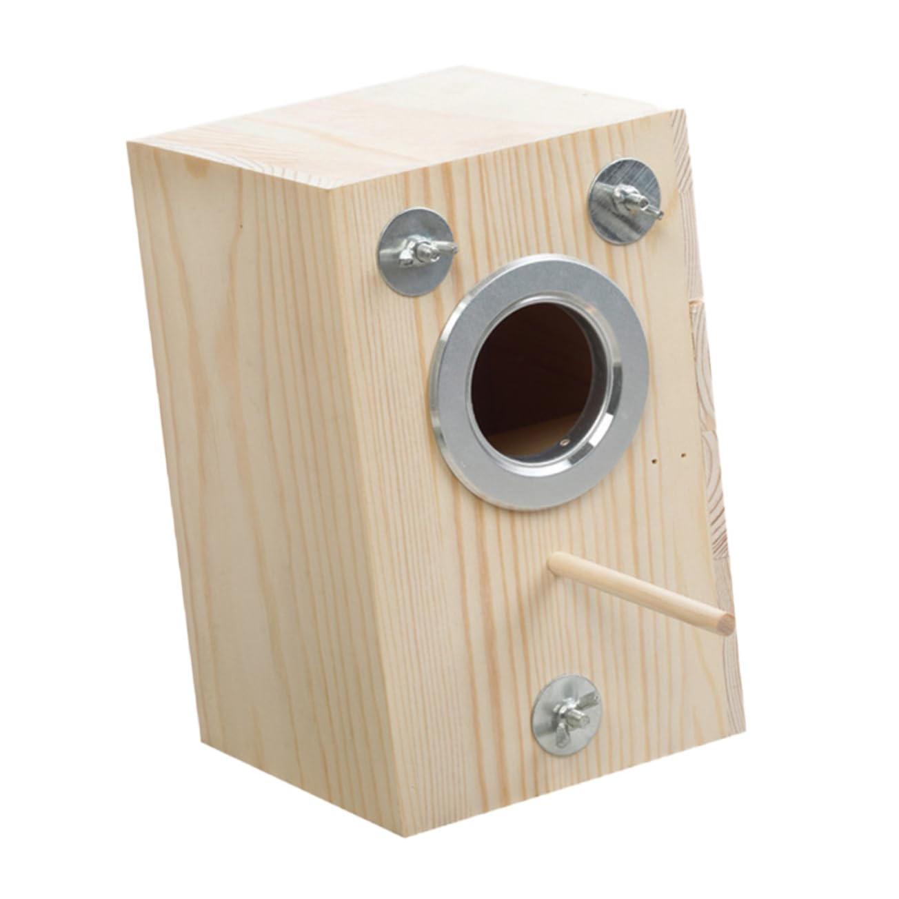 Sosoport Caja De Cría De Soporte para Nido De Pájaros Casa para Pájaros De Madera
