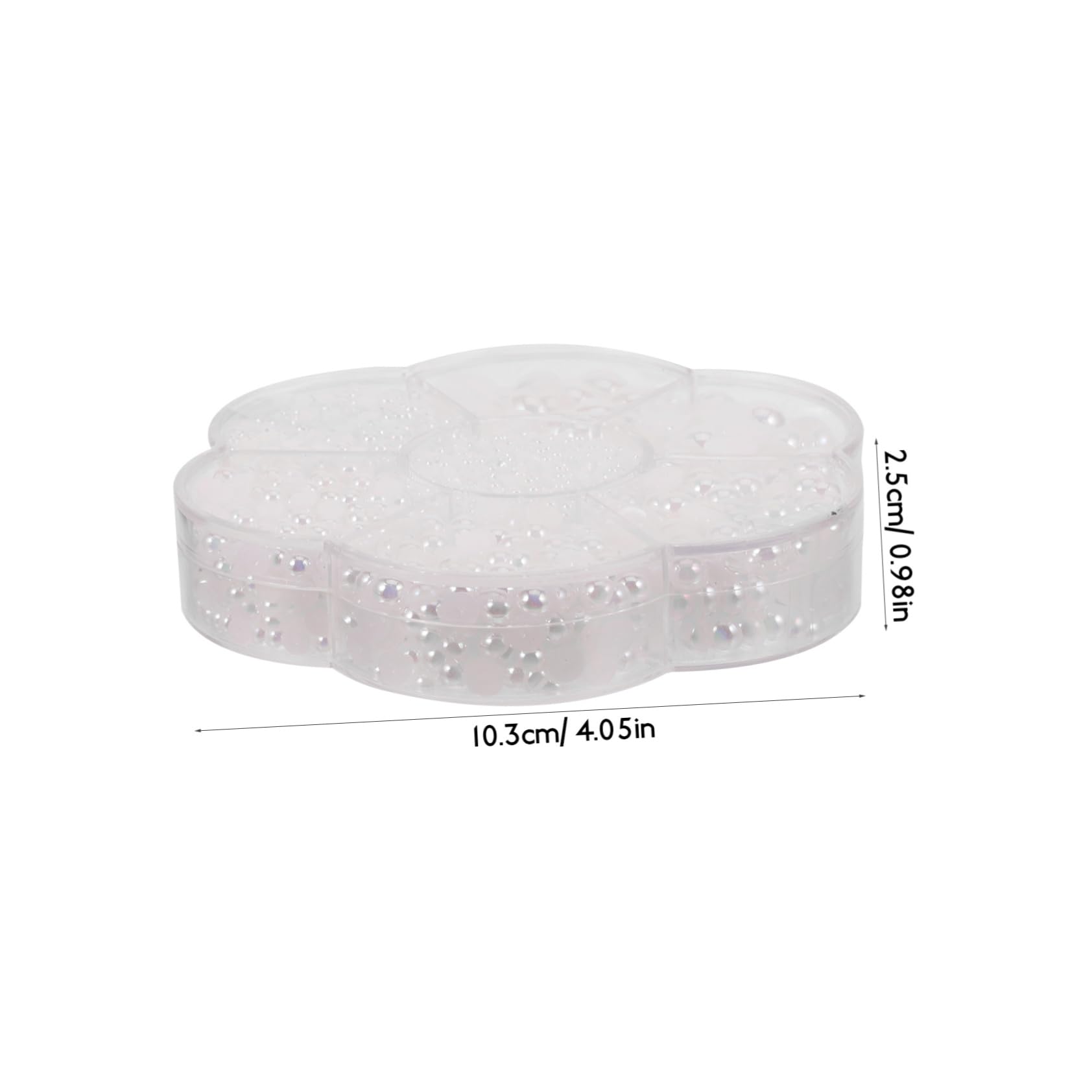 Ipetboom Nail Art Pearls Half Round Pearl Charms for Women Nail Charms for Crafting