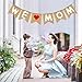 Burlap We Love Mom Banner Garland | Rustic Mothers Day Decorations from Son and Daughter