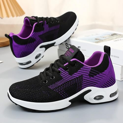 Women's Cushion Sneakers - Breathable, Non-Slip Walking Shoes with Shock-Absorbing Comfort, Lightweight for Running, Walking, and Everyday Use2