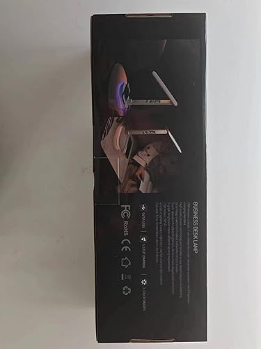 Miniatura 9 de Lámpara de escritorio LED con carga inalámbrica QI de 10 W, lámpara de mesa Flexo con 3 colores y 5 niveles de brillo con función de carga, USB,