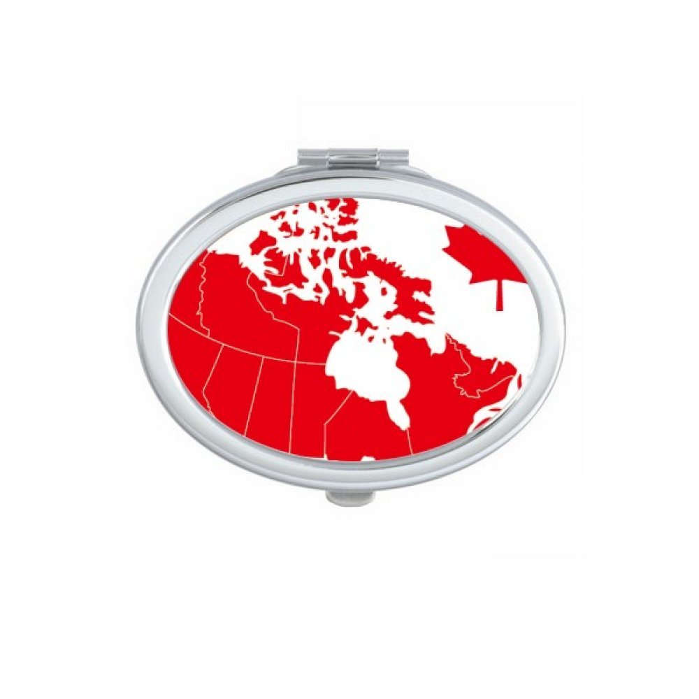 Miroir de poche compact maquillage mignon petit miroir portable Canada ovale
