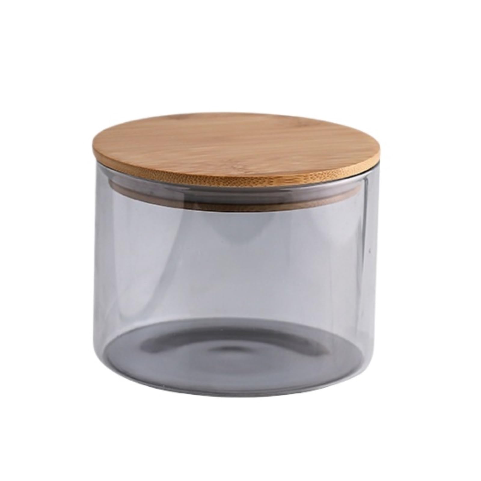 Botes Cocina Almacenaje 3 Tarros De Cristal Redondos Modernos Con Tapa For Almacenar Alimentos Tarros De Cristal Con Tapa(10x8.5cm)