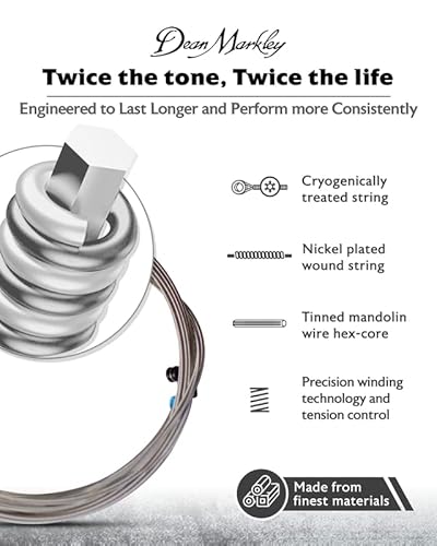 Dean Markley Blue Steel Electric Bass Strings, 50-105, 2676, Medium #TOP2