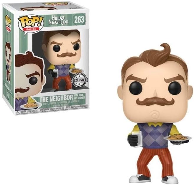 Funko Pop Games: Hello Neighbor - The Neighbor with Milk and Cookies Exclusive 263