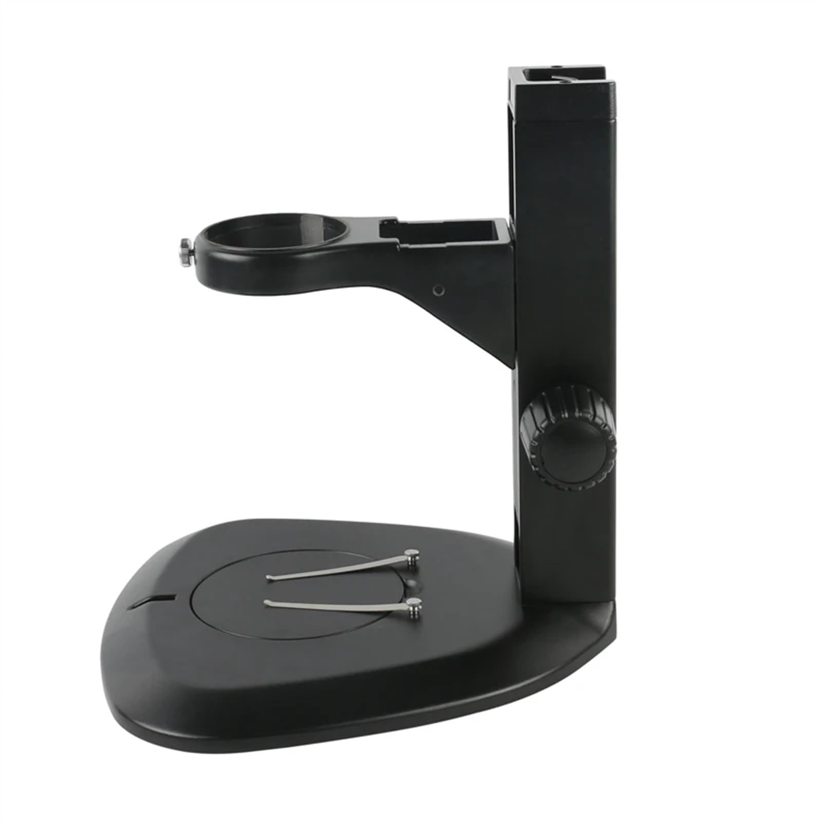 Gradilla para tubos de ensayo Microscopio trinocular de brazo vertical, microscopio estereoscópico, soporte de mesa de trabajo integrado ajustable