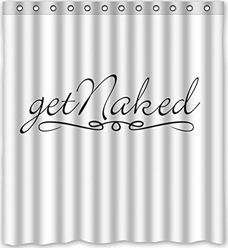 Get Naked Shower Curtain Generic Shower Curtain Liners,60x72inch
