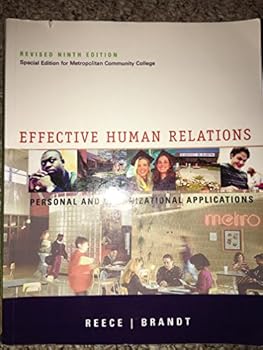 Paperback Effective Human Relations, Metropolitan Community College Book
