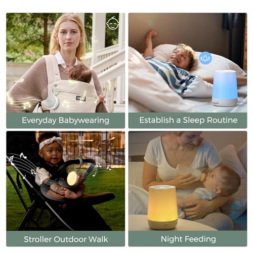 Image of Momcozy Baby Sleep Bundle: Portable Sound Machine and App Remote Control White Noise Machine for Sleeping, Baby Registry, Newborn Essentials, Baby Shower Gifts