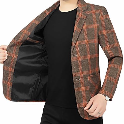 Fxbar Mens Casual Blazer Sport Coat Two Button Suit Jackets Autumn New Suit High End Business Sports Jacket4