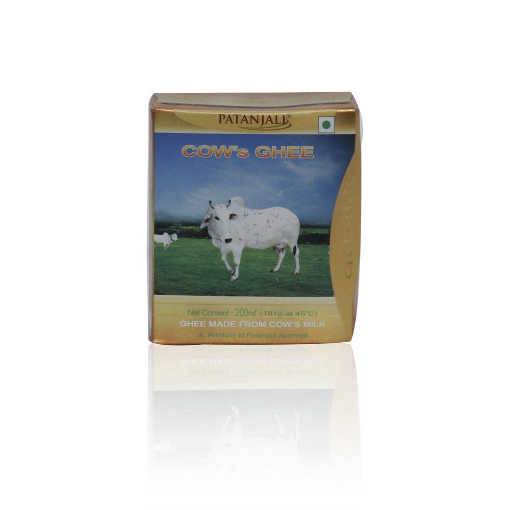 Patanjali Cow's Ghee - 200ml Carton