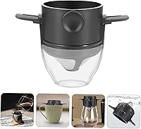 Vista 6 de 1 juego de herramienta de filtro de café de elaboración manual para el hogar, embudo de café y fabricante de filtro para preparación manual de goteo