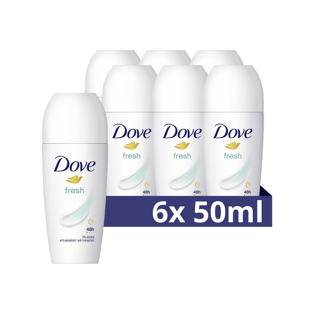 Dove 6er Pack - Deodorant Roll-on - Fresh - 50ml