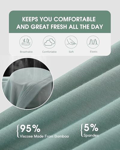 BAMBOO COOL Womens Pajama Shorts Elastic Waistband Pj Pants Leg Opening Lounge Sleep Shorts, 2 Pack2