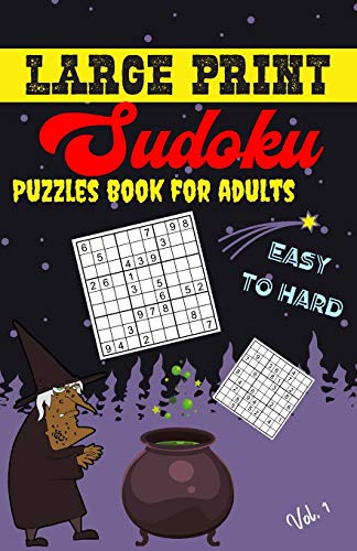 Large Print Sudoku Puzzles Book for Adults - Ea... B08DSVC9V2 Book Cover