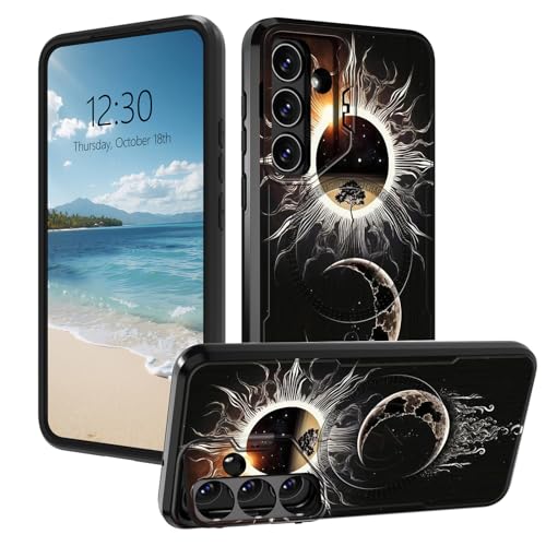 Coque antichoc Samsung S25 5G double couche magnétique avec protection béquille caméra
