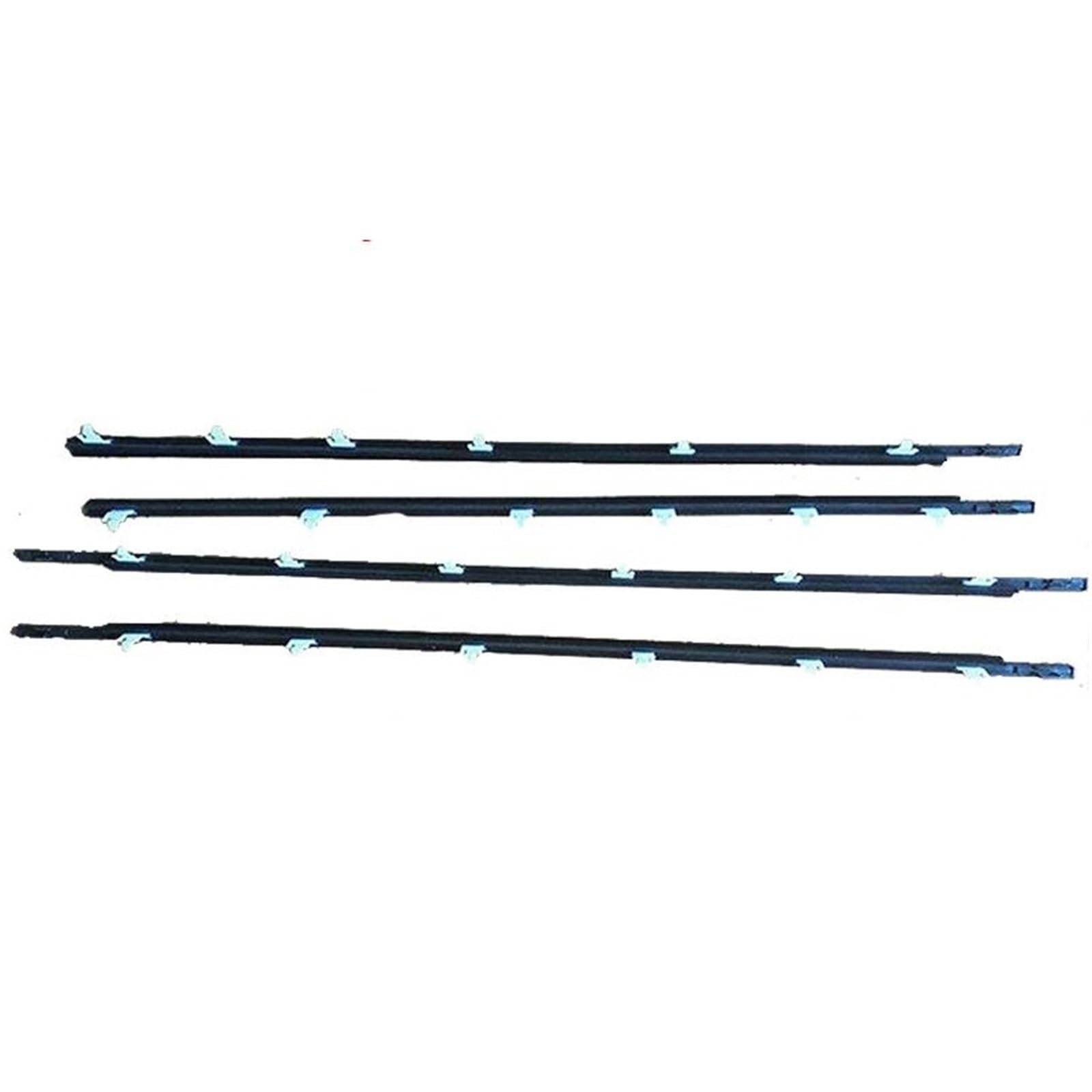 Snwdbh One Color Car Door Window Weatherstrip For Toyota For Avanza 2003-2011 Side Sealant Strip Glass Moulding Trim Rubber Tape Exterior Belt