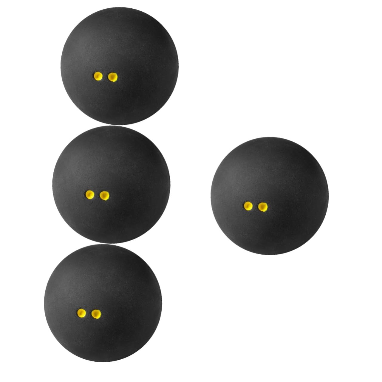 BESPORTBLE 4pcs Squash Balls Racket Balls Small Single Dot Sturdy Material Ideal for Training and Present
