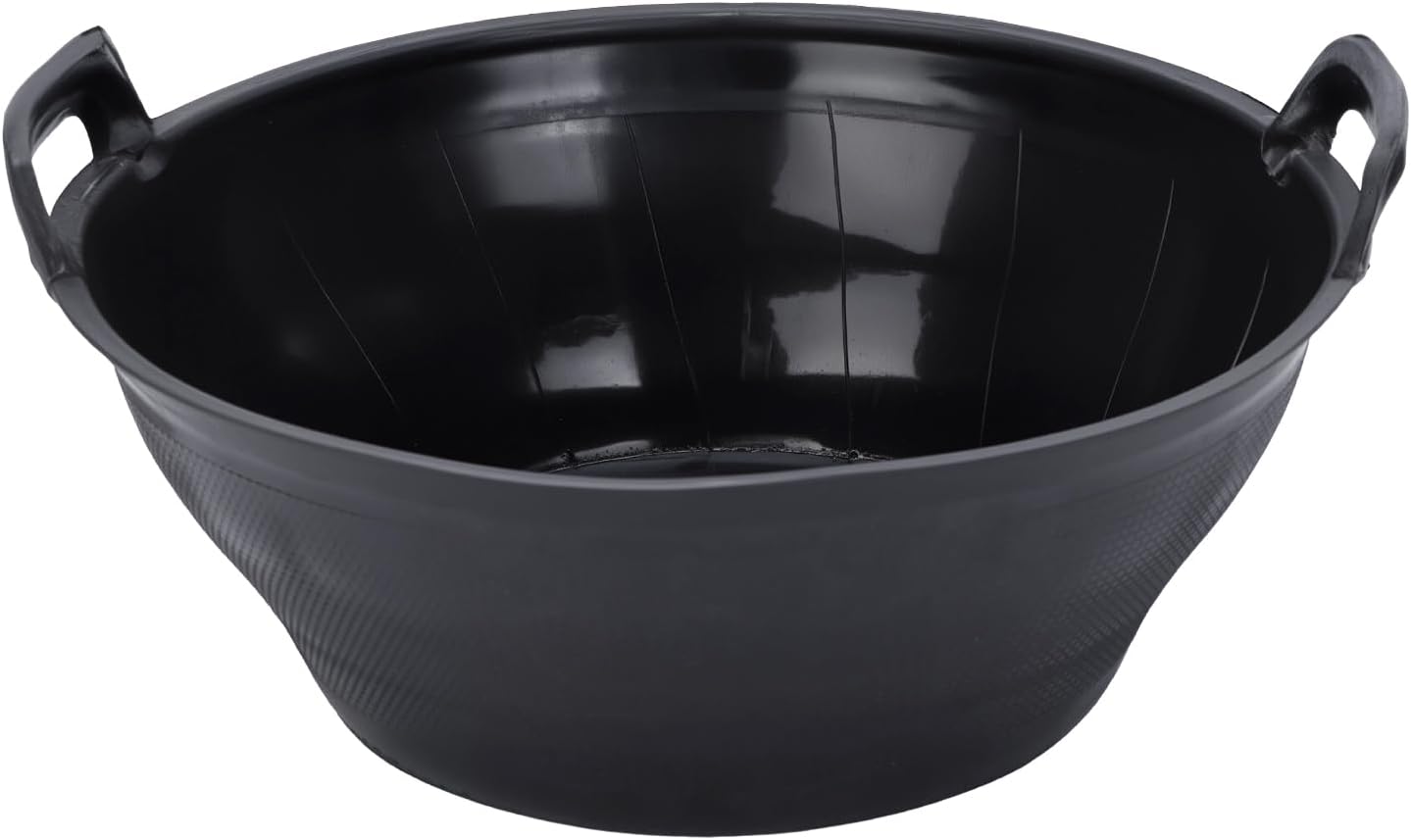 4Pcs Rubber Feed Pan, 12.8 Quart Large Horse Feed Bucket, Heavy Duty Rubber Water Bowl Chicken Dust Bath Livestock Water Bowl for Pig Goat Chicken Dogs Farm Small Animal