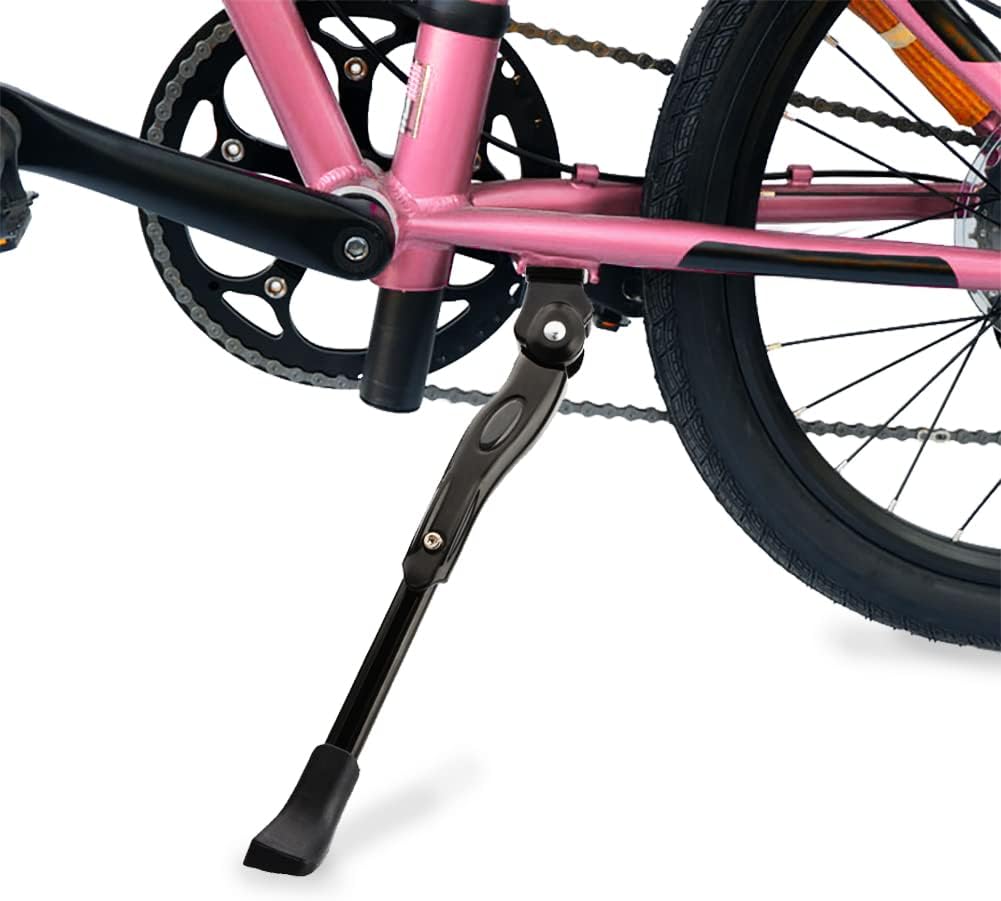 USONG Bike Kickstand Children's Bicycle Kickstand Stand Folding Cycling Center Bracket 12" 14" 16" 18" 20" 22" 24" 26" 28" Bike Racks