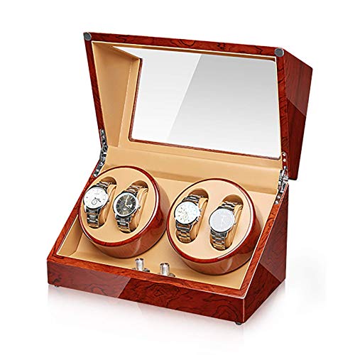 SCWZZWSY Reloj Winder Watch Stand Watch Winders para Relojes automáticos: Reloj de palowood Boding Watch Home Watch Rating Swaker Automático Reloj Mecánico Reloj Case de Almacenamiento con Acceso