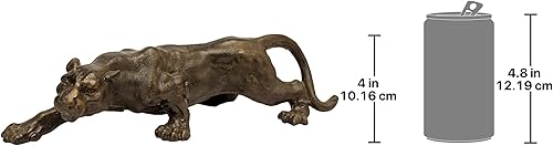 Miniatura 10 de Design Toscano EU6104 Panther on the Prowl Art Deco Estatua de 16 pulgadas, color negro
