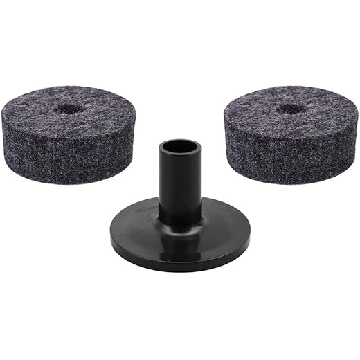 Cymbal Sleeve with Flange Base + Felt Washers