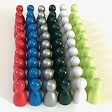 60 pièces en 6 couleurs differentes (6 x 10)