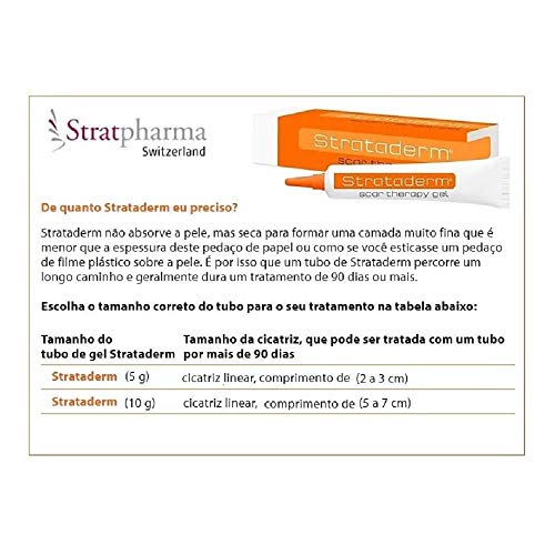 Strataderm 10g Gel De Silicone Tratamento De Cicatrizes