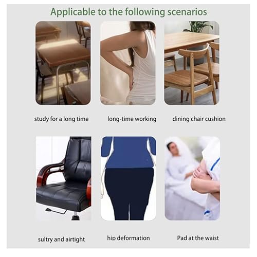 Ansdmo Floor Pillows & Cushion Large Indoor Patio Cushions Outdoor Chair Pads Premium Comfortable Thick Fiber Fill Tufted Soft Seatback Seating Pouf For Window Office Dining Home Car (Orange) #TOP3