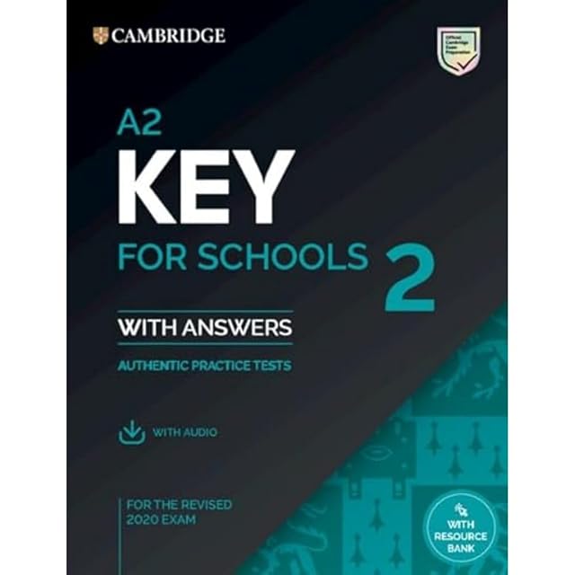 Portada de A2 Key for Schools 2 Student's Book with Answers with Audio with Resource Bank