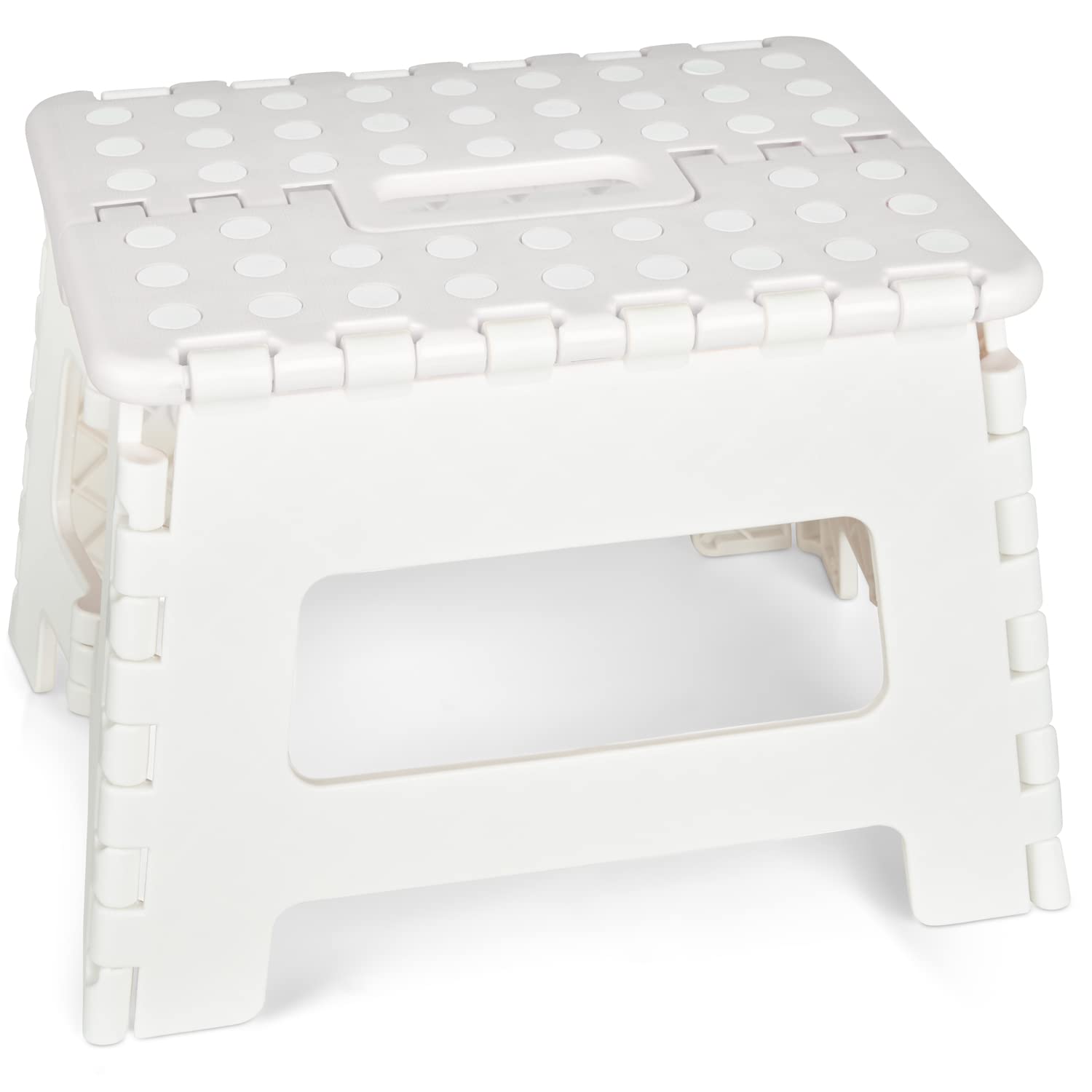 Sgabello Pieghevole DXIA In Plastica - Portatile, Antiscivolo, Supporta 100kg, Per Cucina, Bagno, Campeggio - Foto 5