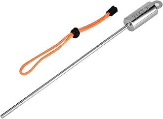 Diving Pointer, Stainless Steel Lobster Tickle Pointer Underwater Shaker Noise Maker Scuba Diving Stick Rod with Lanyard (Orange)